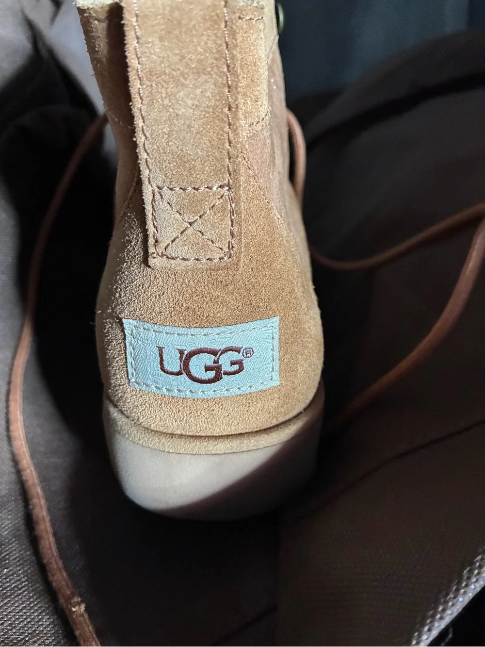 UGG Men's Suede Lace-Up Desert Boot in Brown